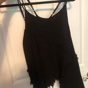 Black tank top